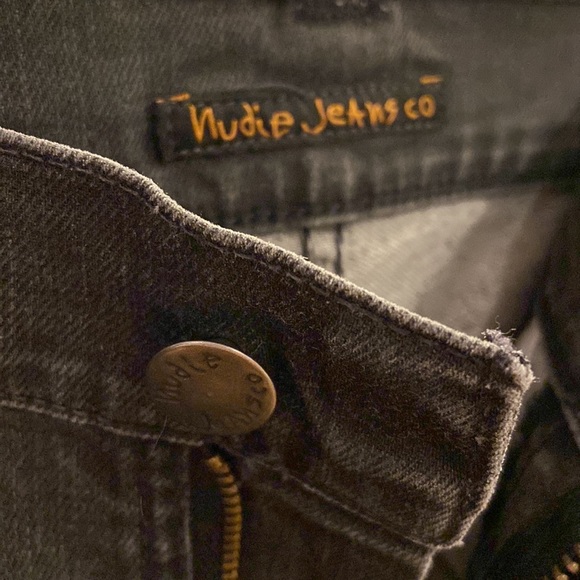 Nudie Jeans Co | NJ2976 | Slim Jim Dry Black Coated | Size 31W 32L - Picture 3 of 13